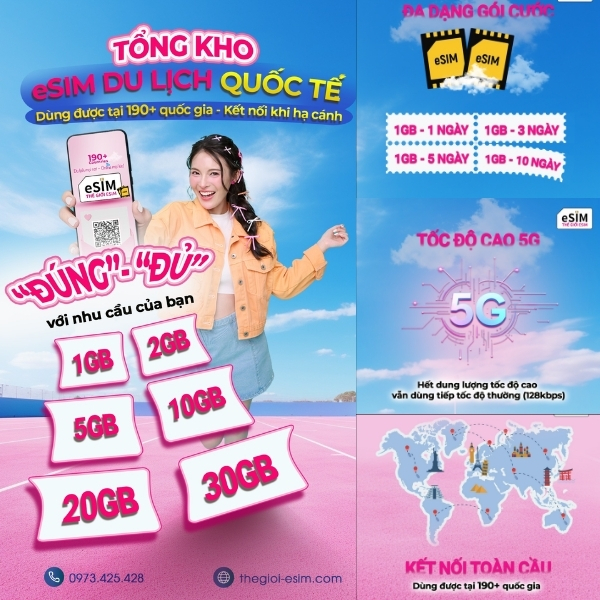 Chọn gói iphone esim dung lượng lớn hoặc không giới hạn để livestream 4K không gián đoạn.